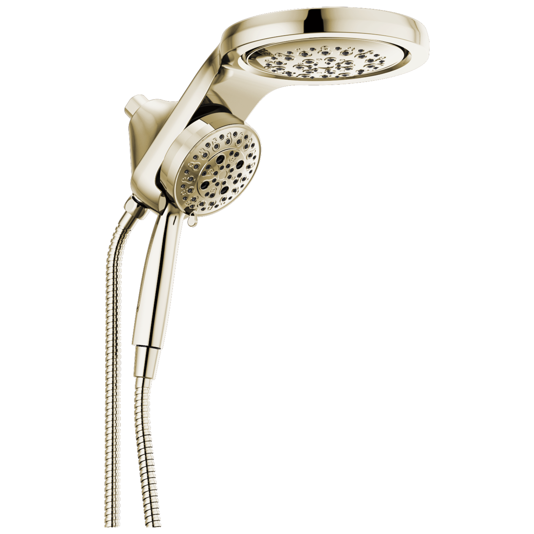 HydroRain&reg; H2Okinetic&reg; 5-Setting Two-in-One Shower Head (Recertified)