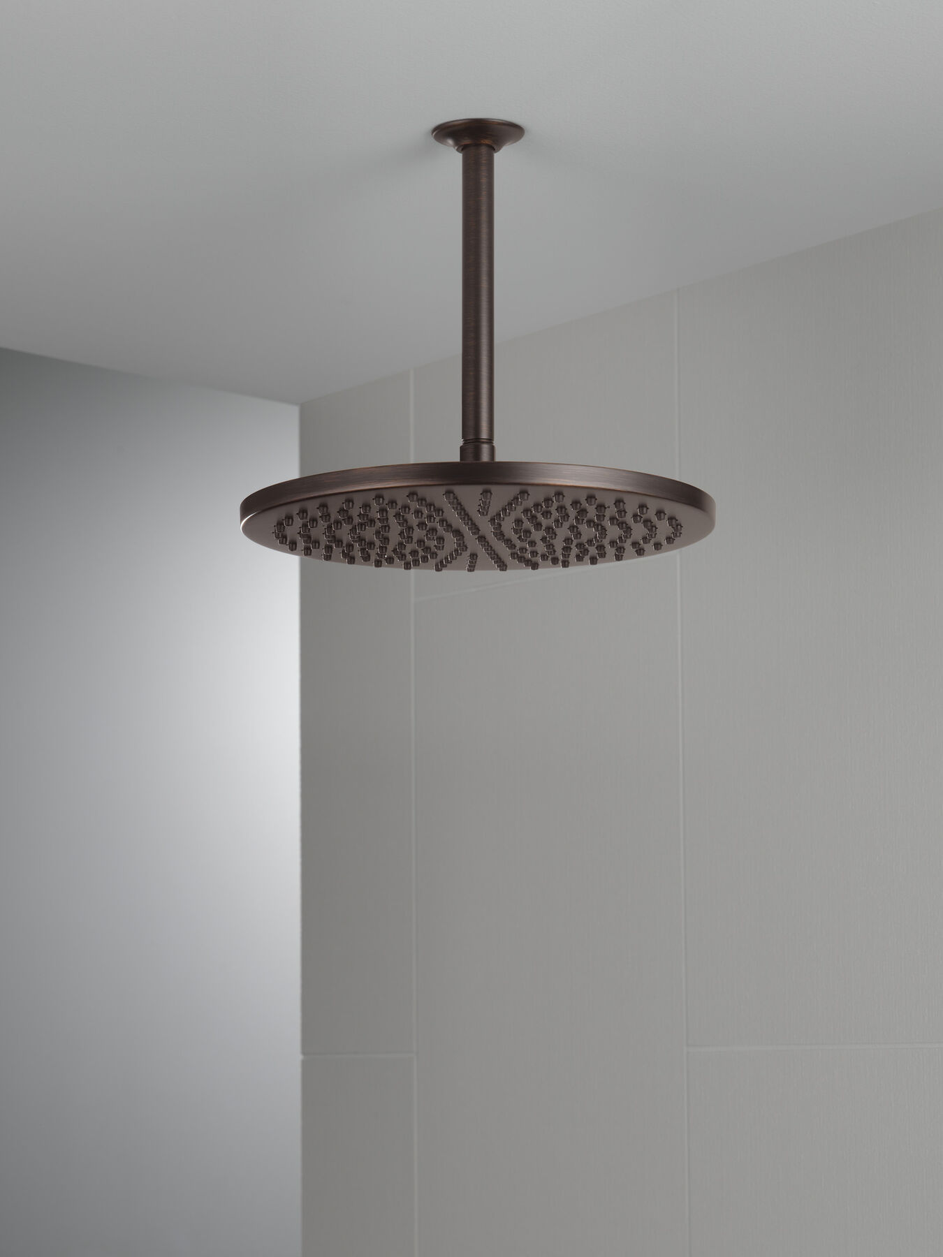 Single-Setting Metal Raincan Shower Head