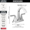 Two Handle Centerset Bathroom Faucet