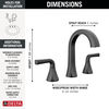 Two Handle Widespread Bathroom Faucet