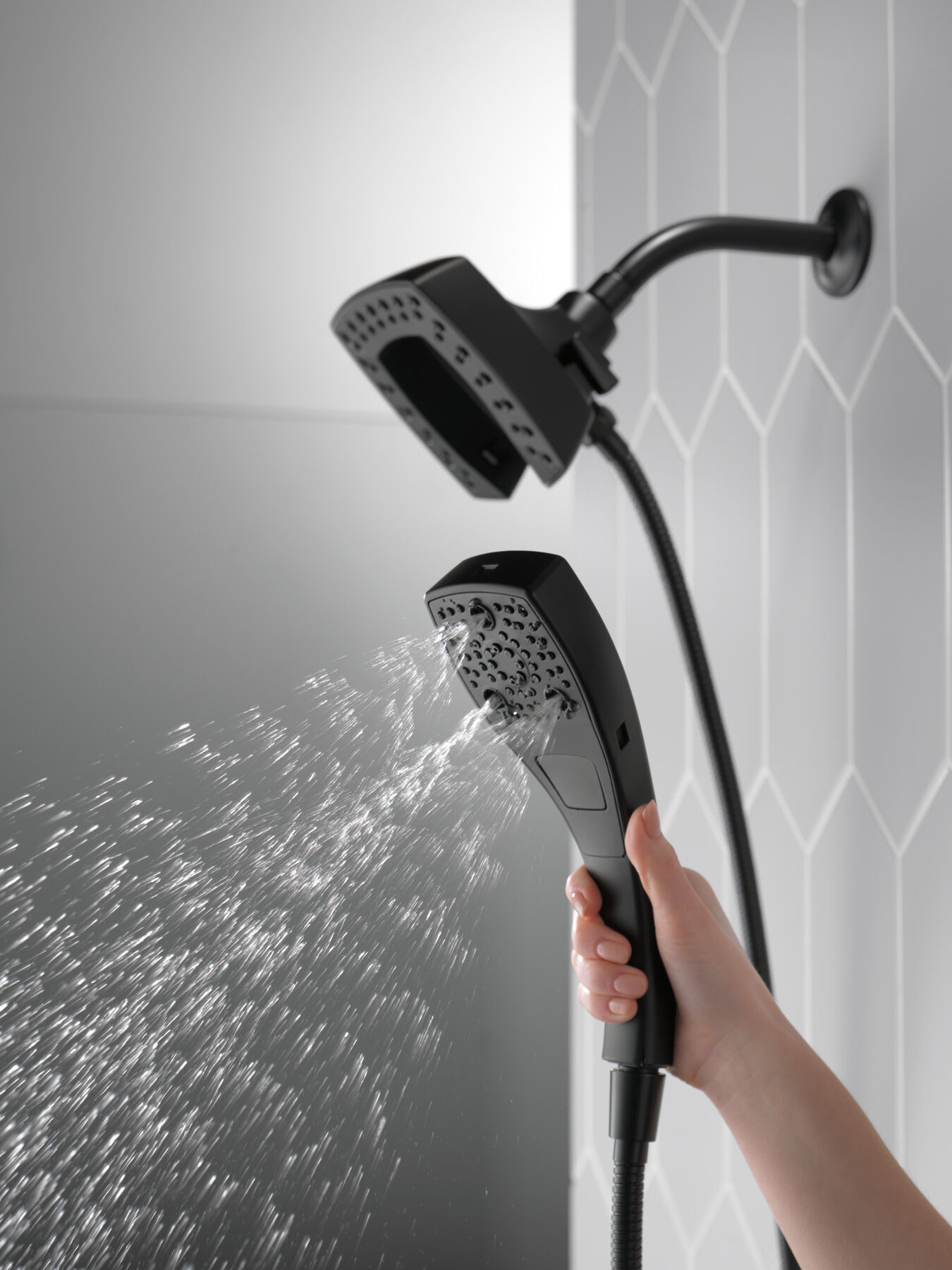 H<sub>2</sub>Okinetic&reg; In2ition&reg; 5-Setting Two-in-One Shower (Recertified)