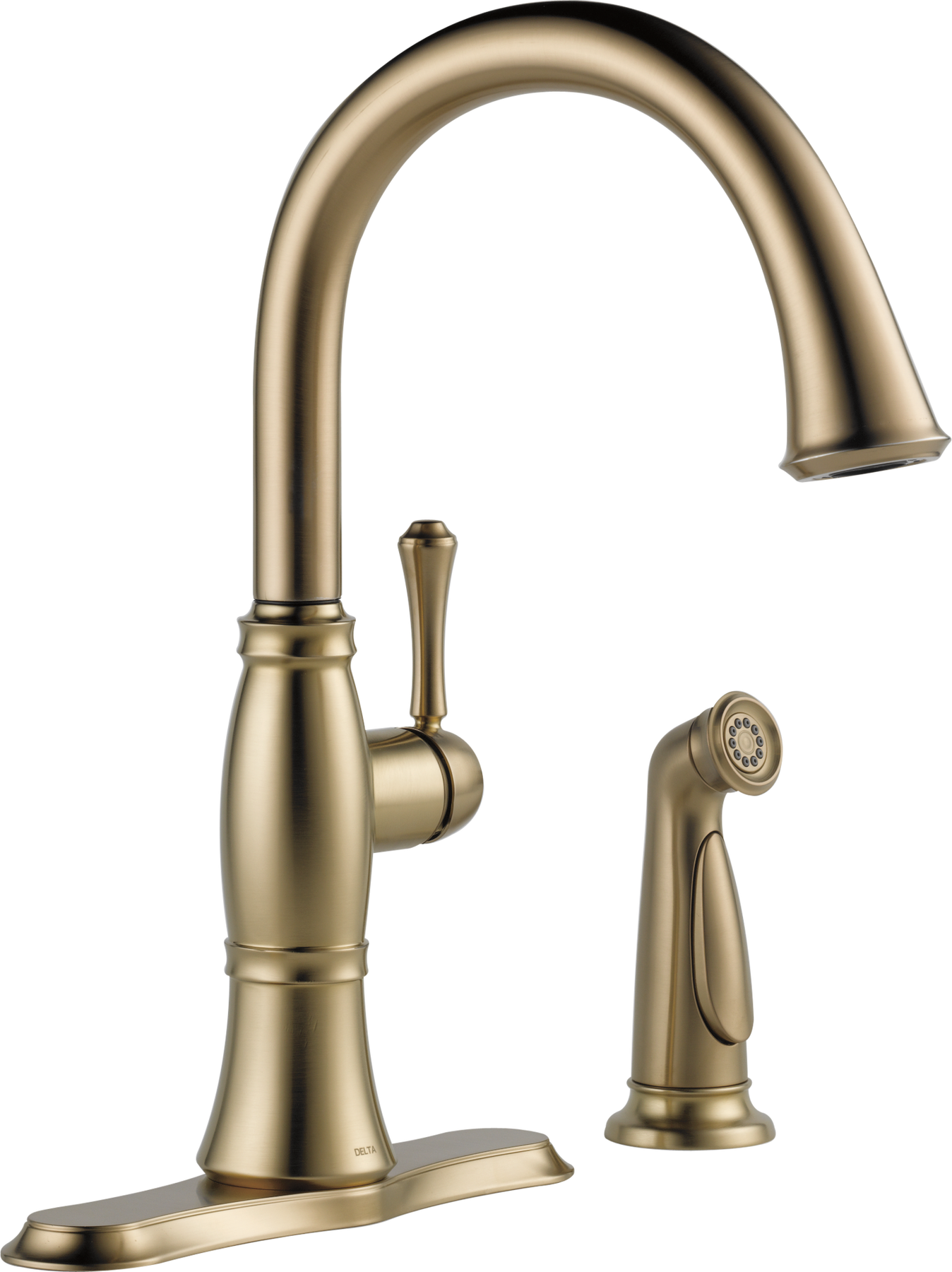Single Handle Kitchen Faucet with Spray