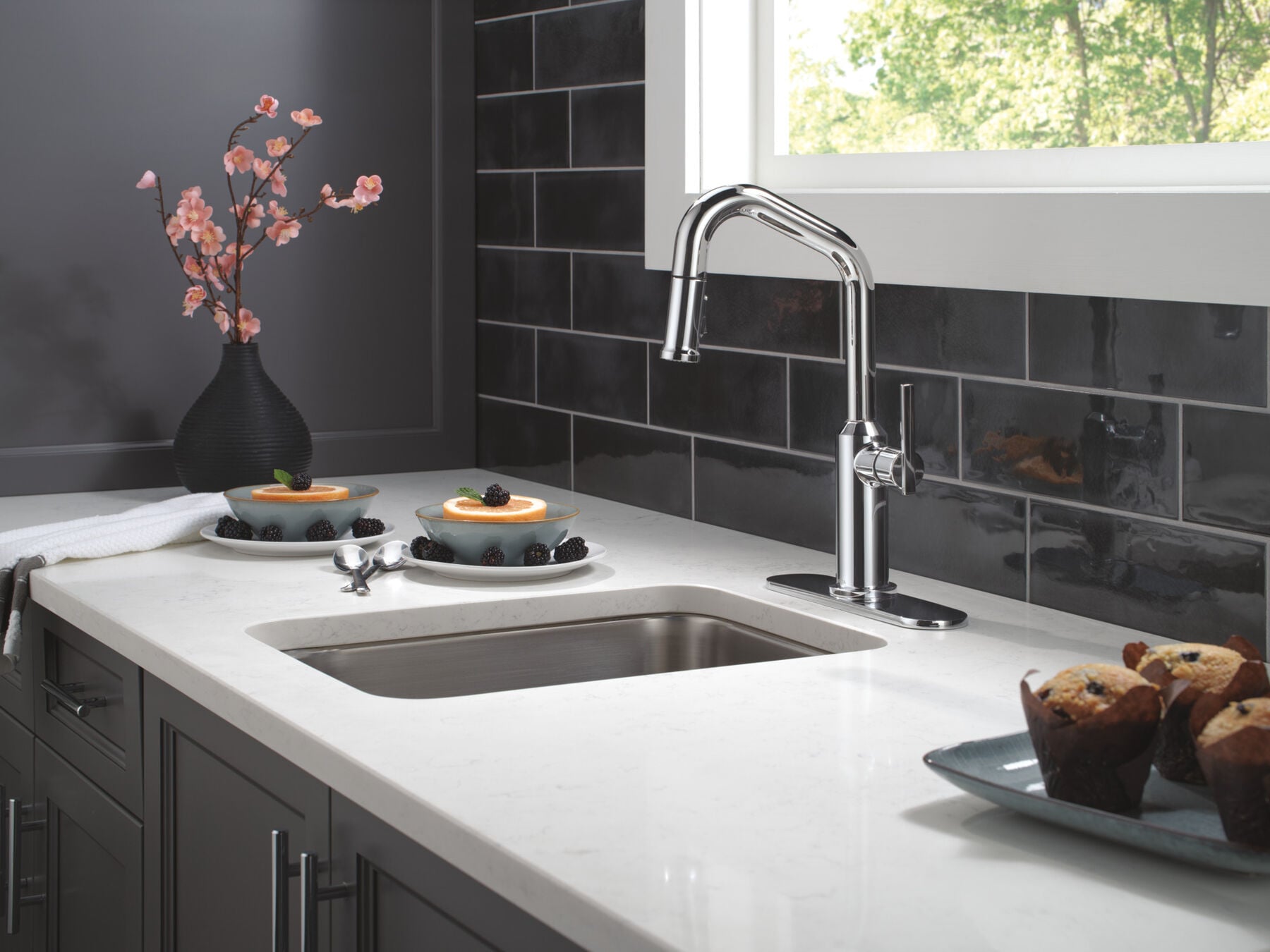Single Handle Pull-Down Bar/Prep Faucet