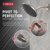 PivotPro&trade; Raincan Shower Head with TouchClean&reg; Spray Face