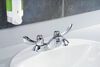 Two Handle Centerset Lavatory Faucet - Less Pop-Up