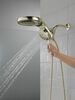HydroRain&reg; H<sub>2</sub>Okinetic&reg; 5-Setting Two-in-One Shower Head (Recertified)