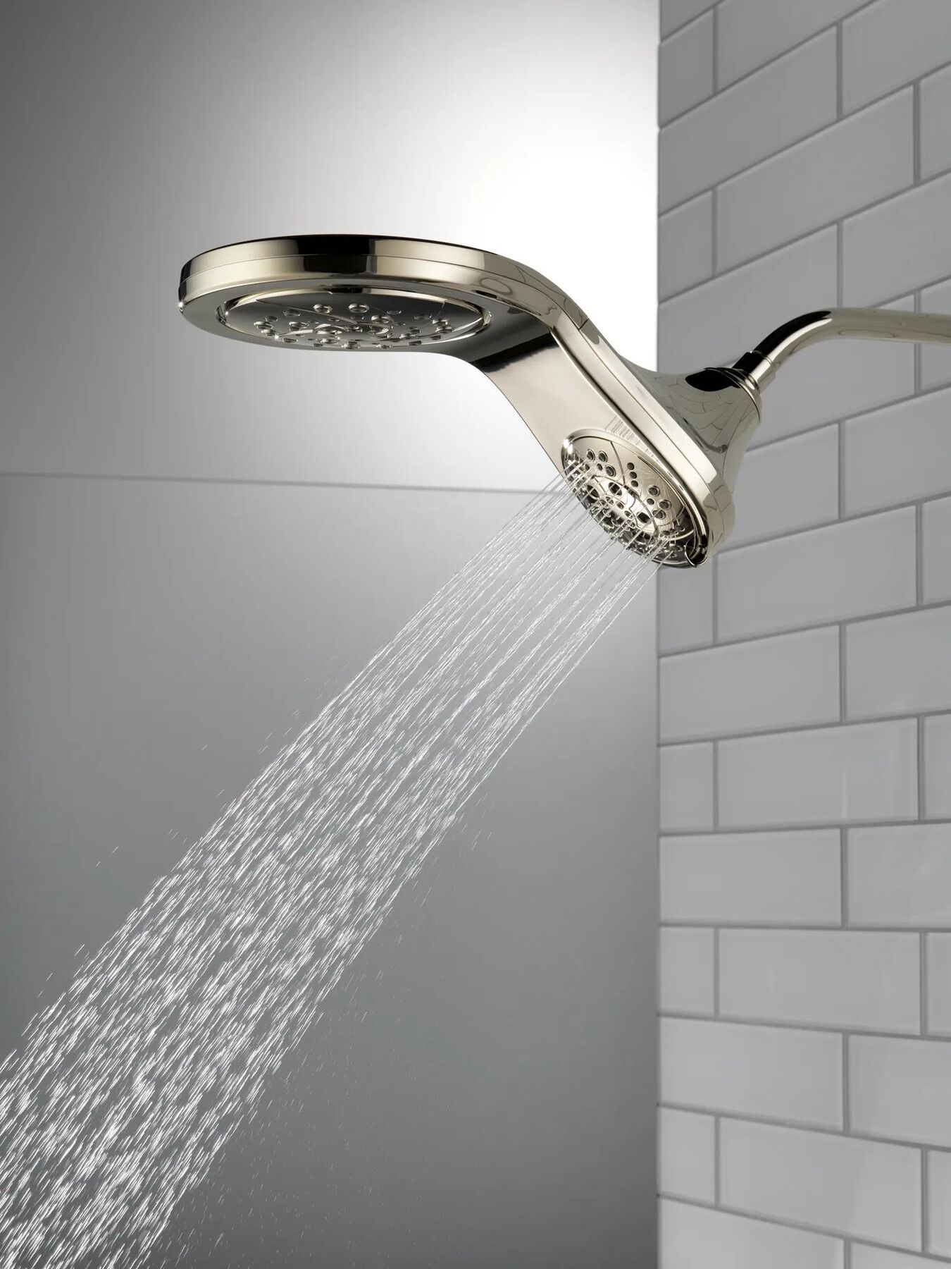 HydroRain&reg; H<sub>2</sub>Okinetic&reg; In2ition&reg; 5-Setting Two-in-One Shower