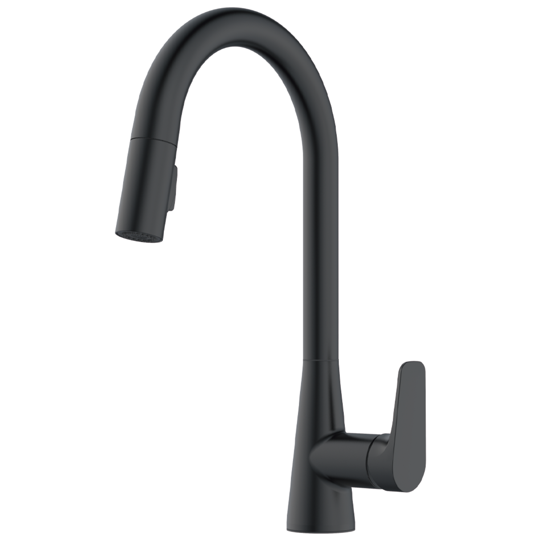 Single Handle Pull-Down Kitchen Faucet in Matte Black 91355-BL
