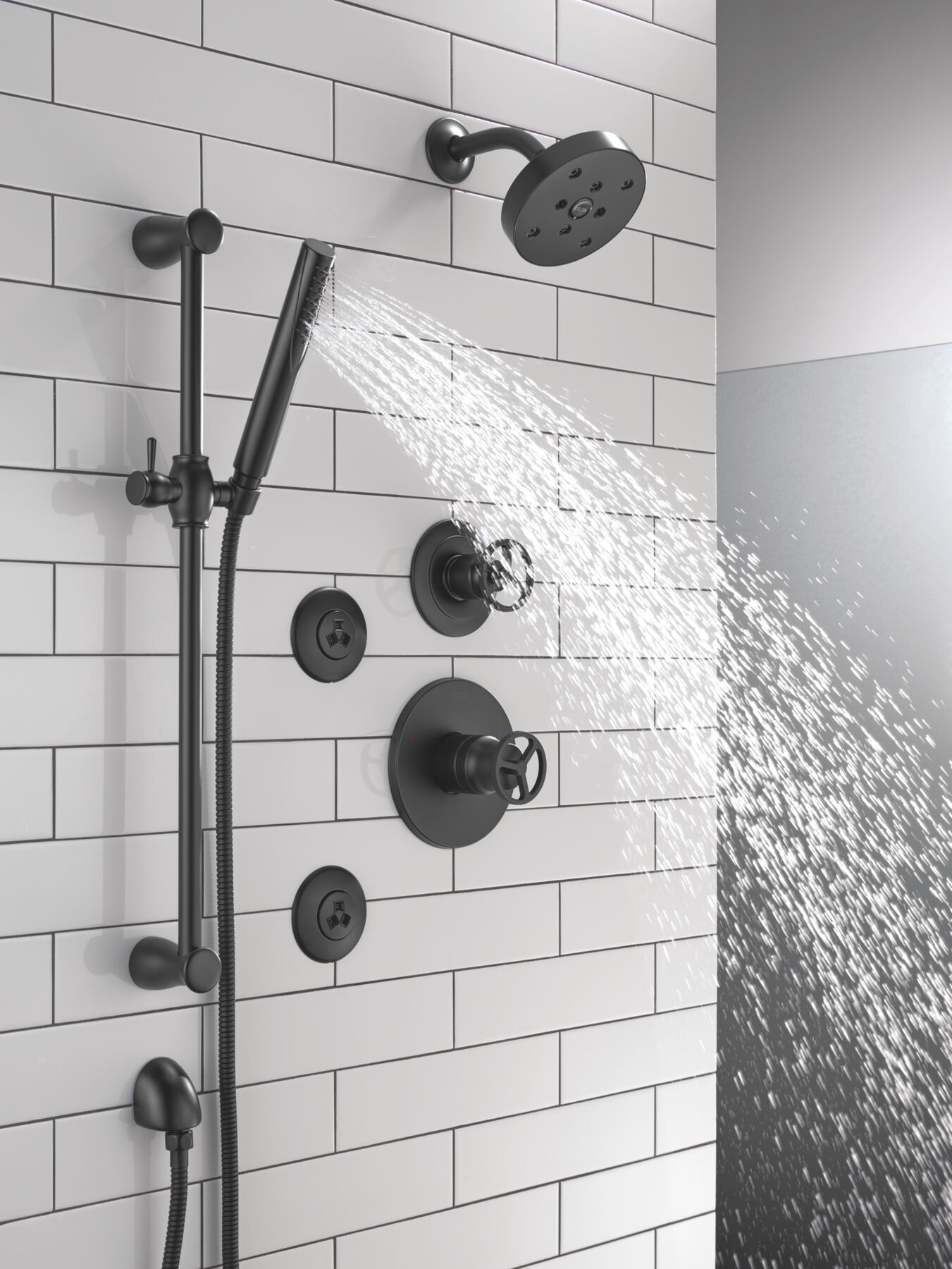Premium Single-Setting Slide Bar Hand Shower