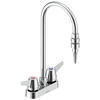 Two Handle 4 In Deck-mount Laboratory Mixing Faucet