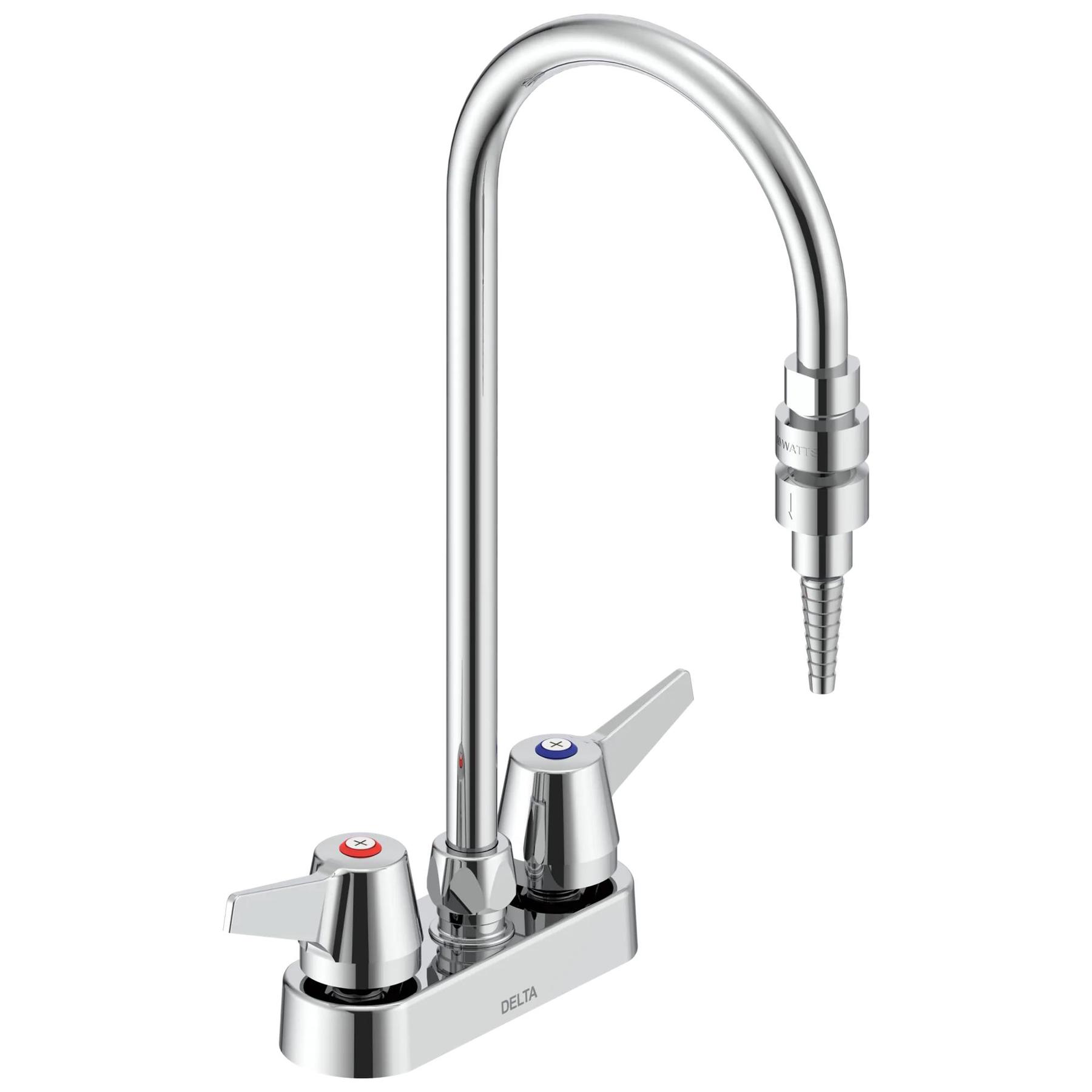 Two Handle 4 In Deck-mount Laboratory Mixing Faucet