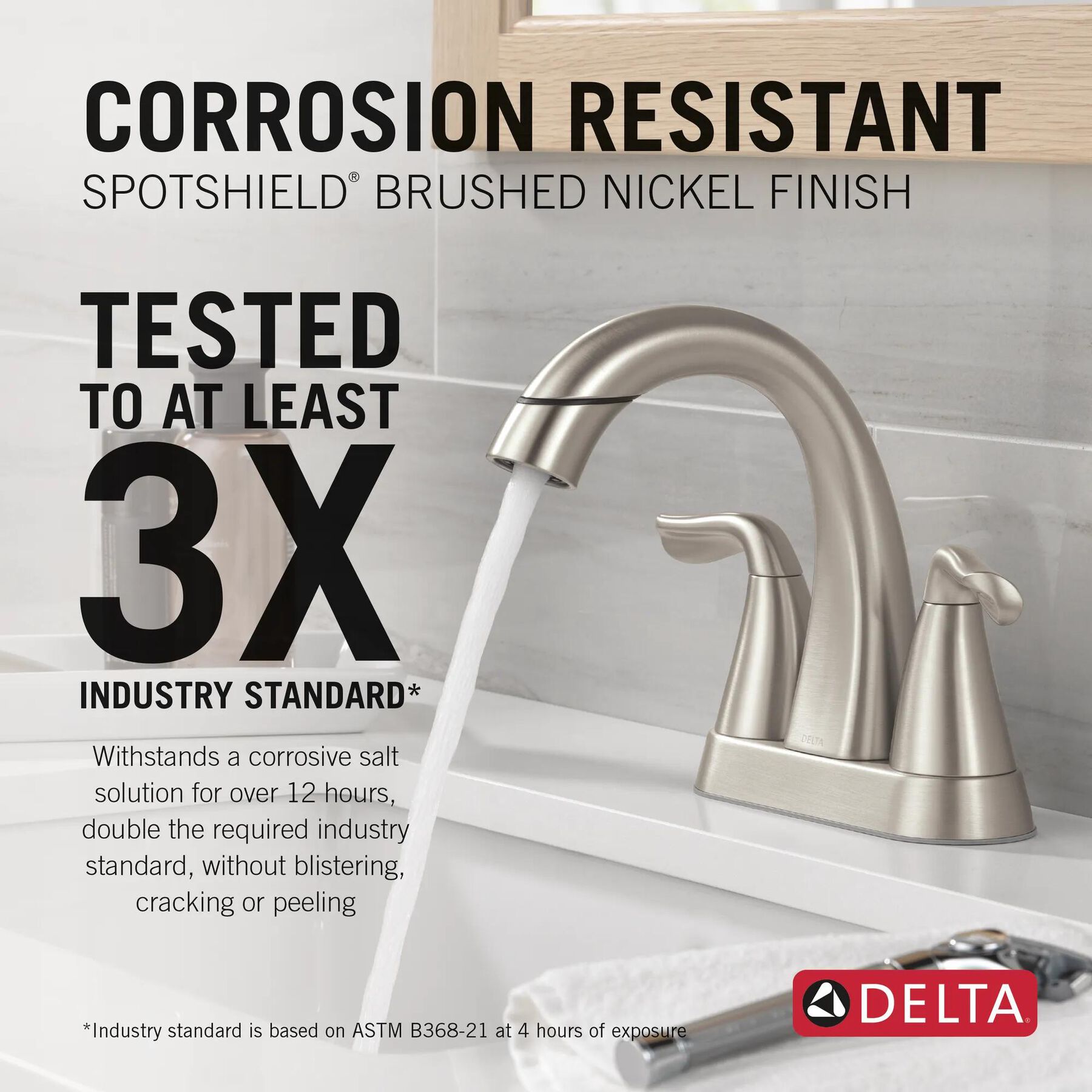 Two Handle Centerset Pull-Down Bathroom Faucet (Recertified)