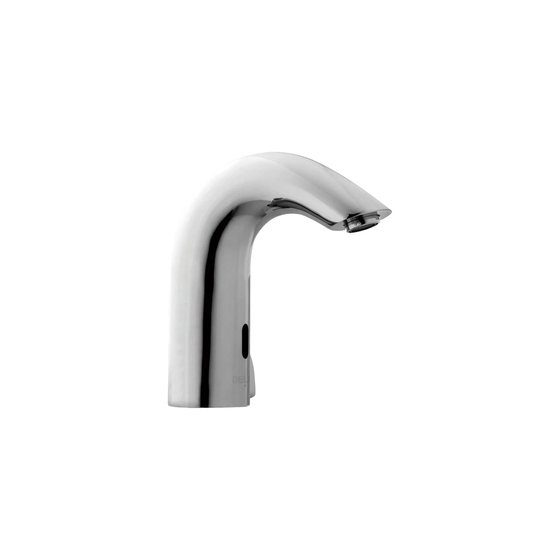 Single Hole Electronic Lavatory Faucet with Side Mixer - Battery Operated