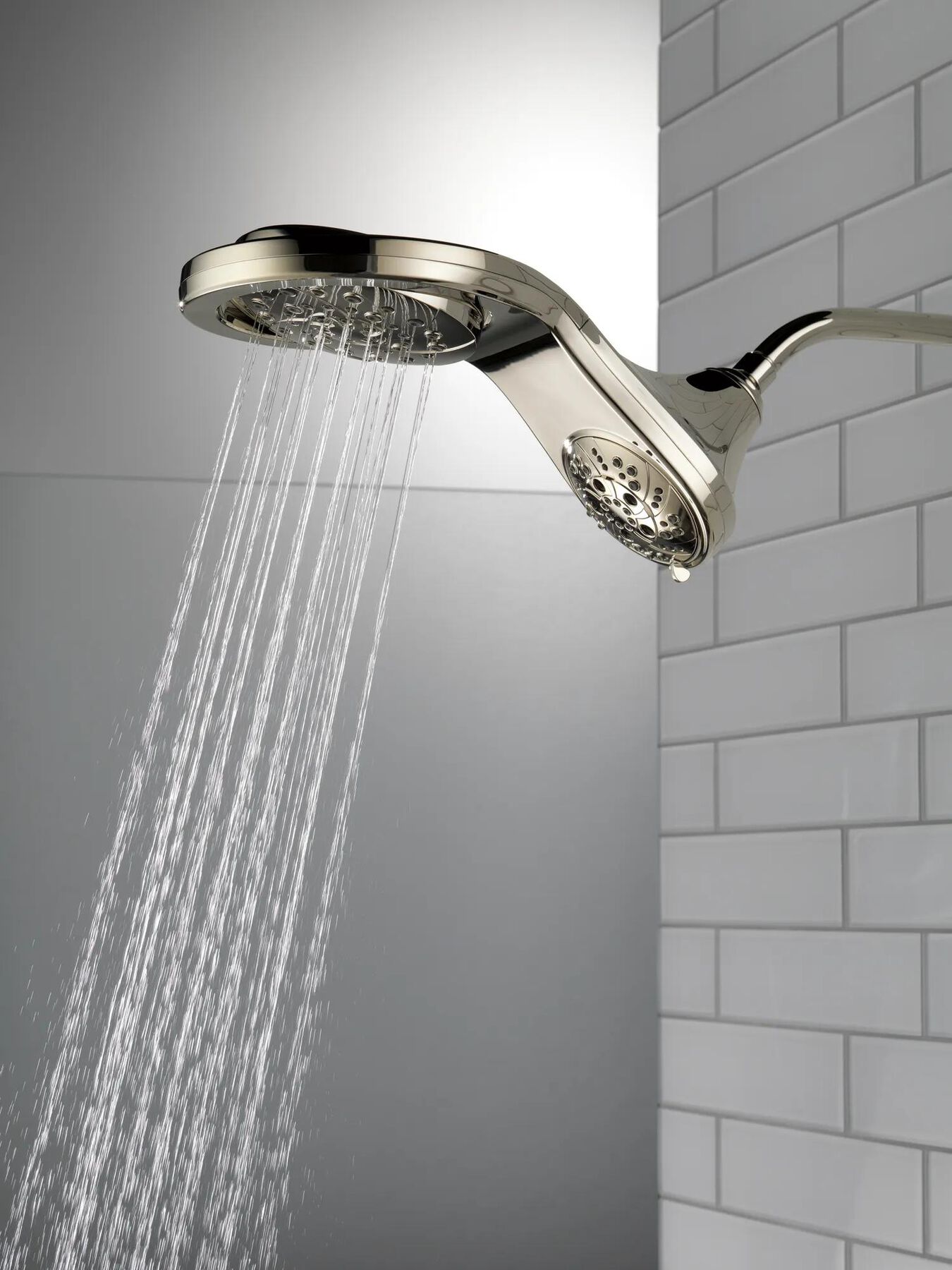 HydroRain&reg; H<sub>2</sub>Okinetic&reg; In2ition&reg; 5-Setting Two-in-One Shower