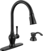 Pull-Down Kitchen 1 Handle with Soap Dispenser Bundle