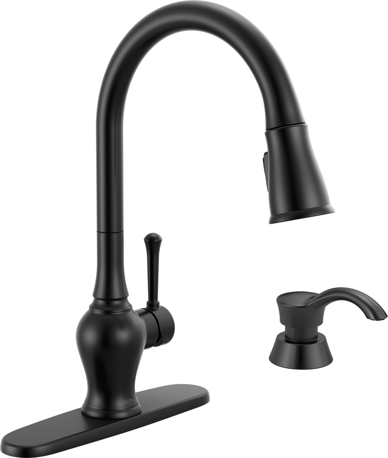 Pull-Down Kitchen 1 Handle with Soap Dispenser Bundle