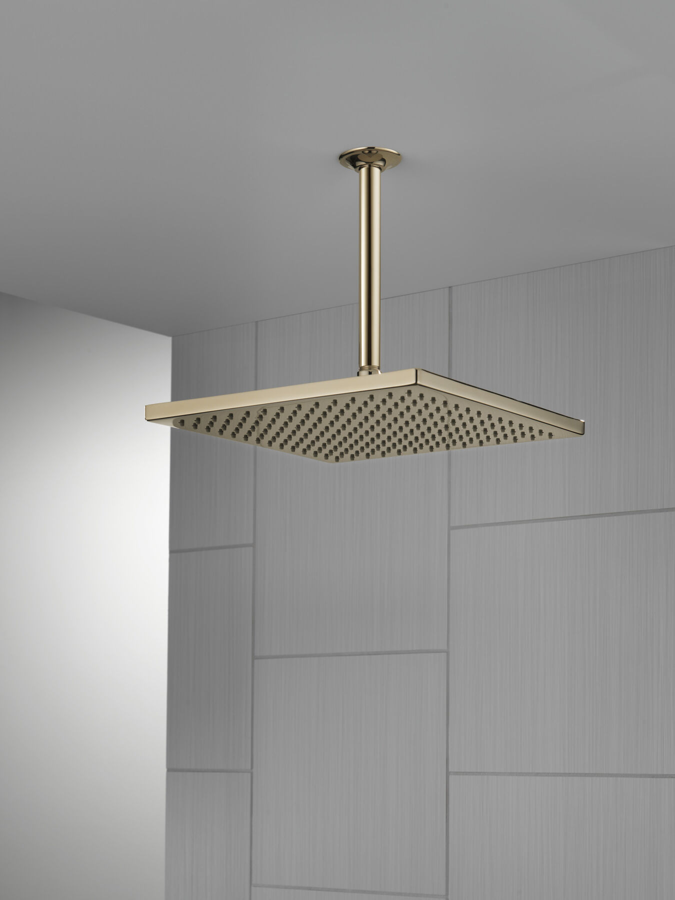 Single-Setting Metal Raincan Shower Head