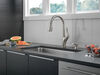 Single Handle Pull-Down Kitchen Faucet with Soap Dispenser and ShieldSpray&reg; Technology