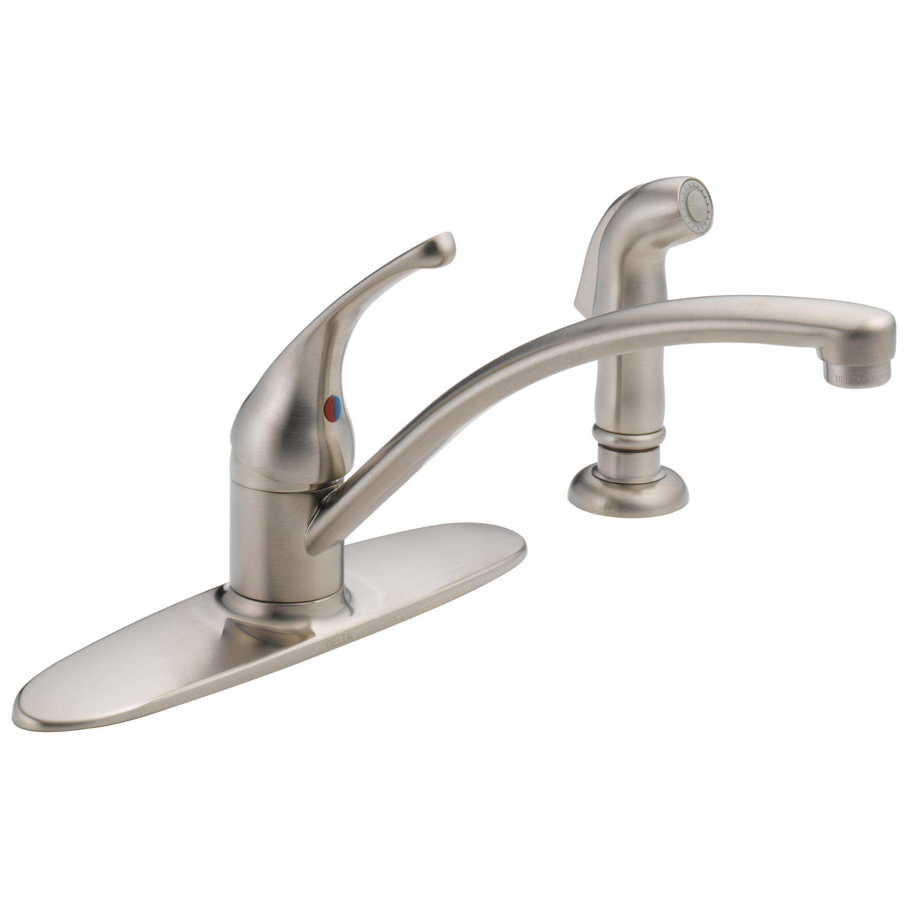 Single Handle Kitchen Faucet with Spray (Recertified)