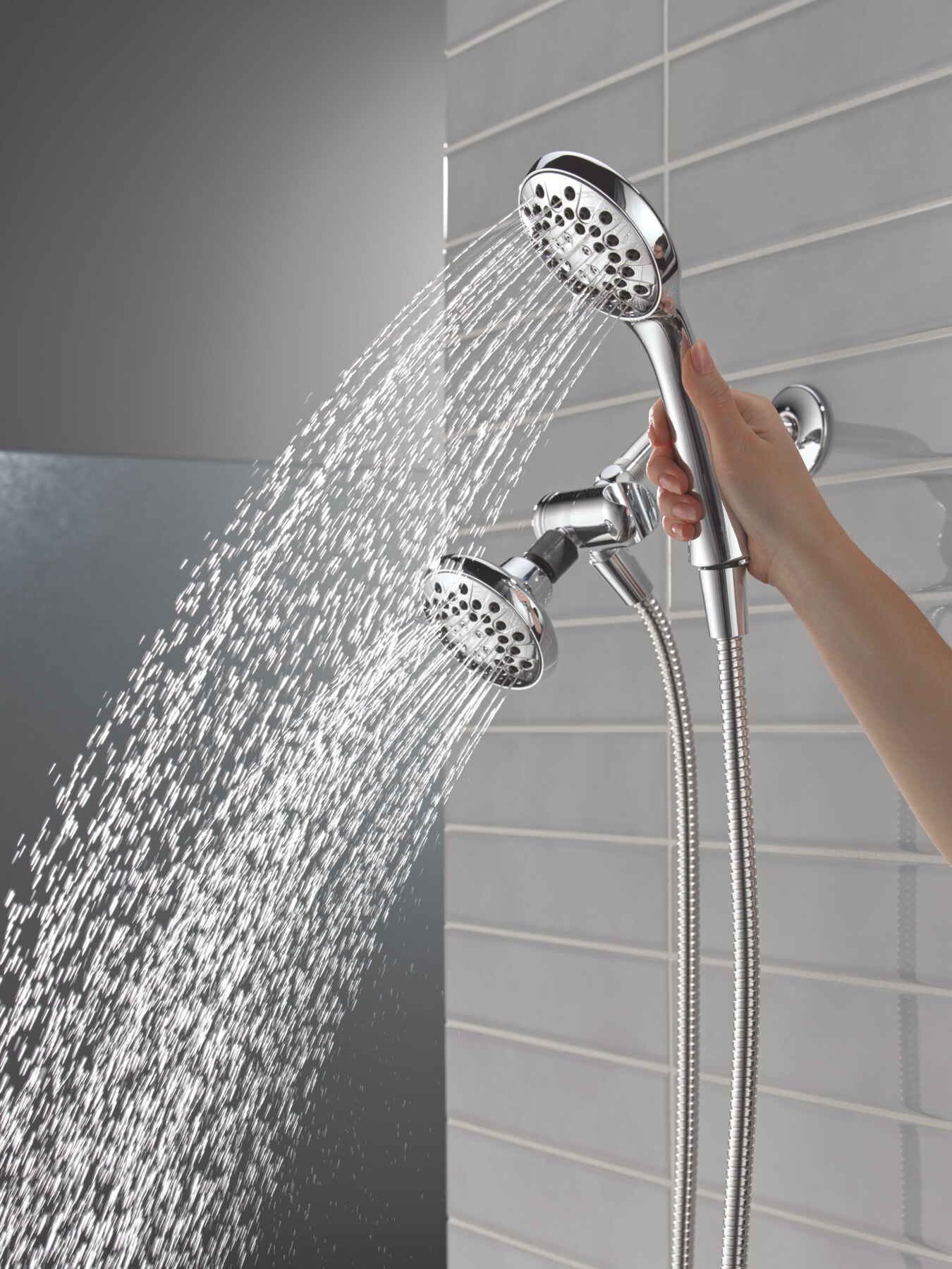 3-Setting Combination Shower in Chrome - 1.75 GPM