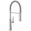 Single Handle Pull-Down Kitchen Faucet With Spring Spout