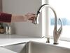 Single Handle Pull-Down Kitchen Faucet with Touch2O&reg; Technology and Soap Dispenser