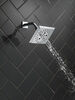 H<sub>2</sub>Okinetic&reg; 5-Setting Angular Modern Raincan Shower Head
