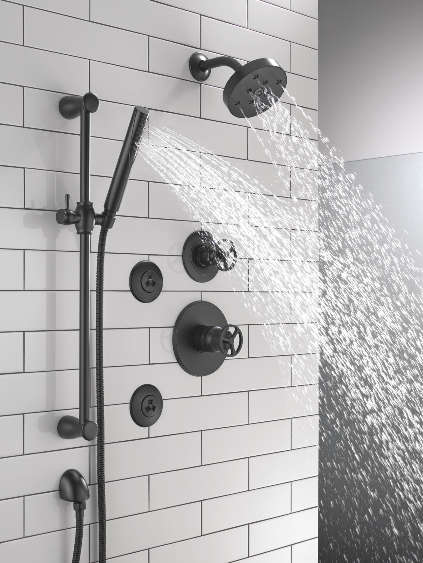 Premium Single-Setting Slide Bar Hand Shower