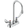 Two Handle 4 In Deck-Mount Faucet
