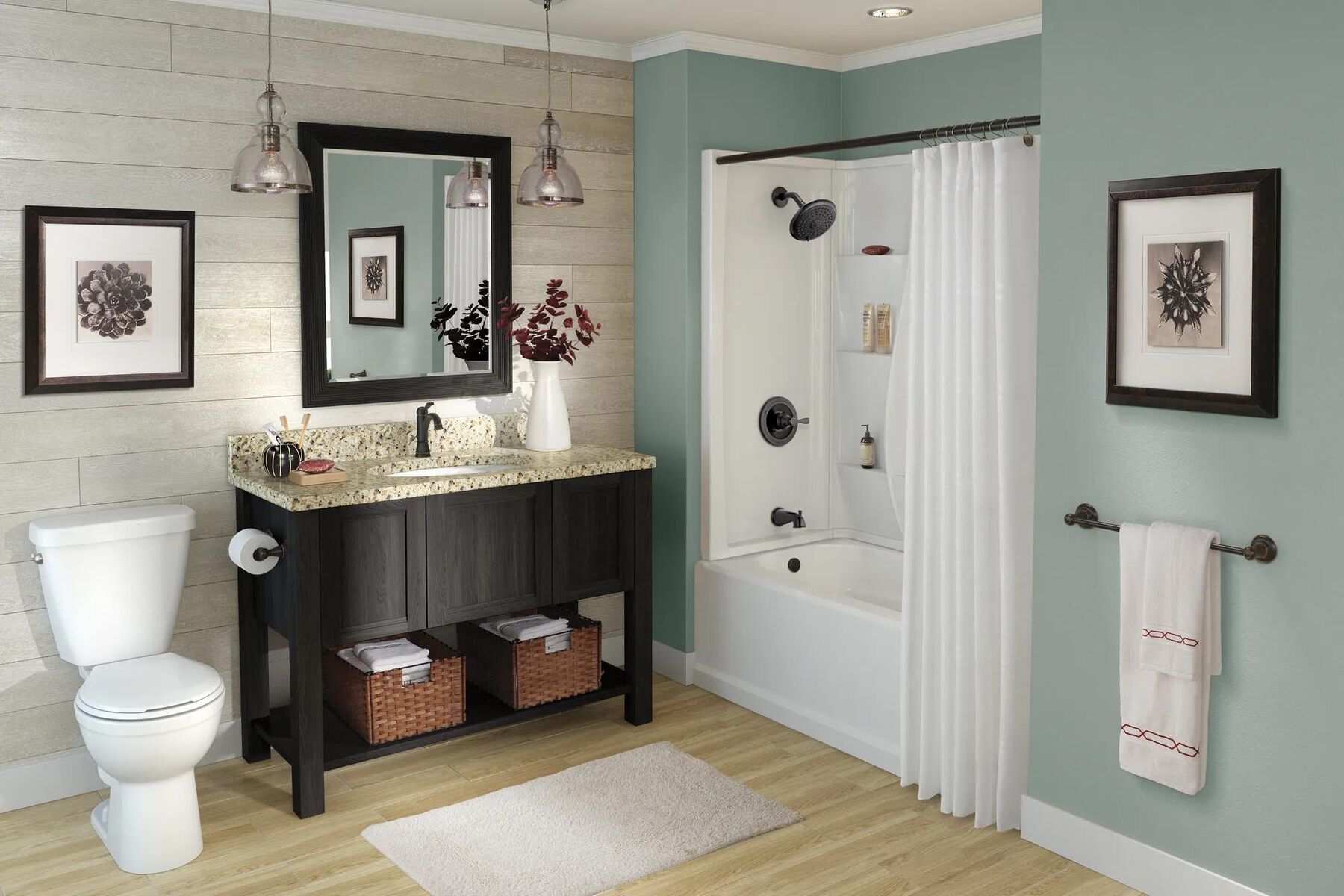 60" x 32" Bathtub Wall Set