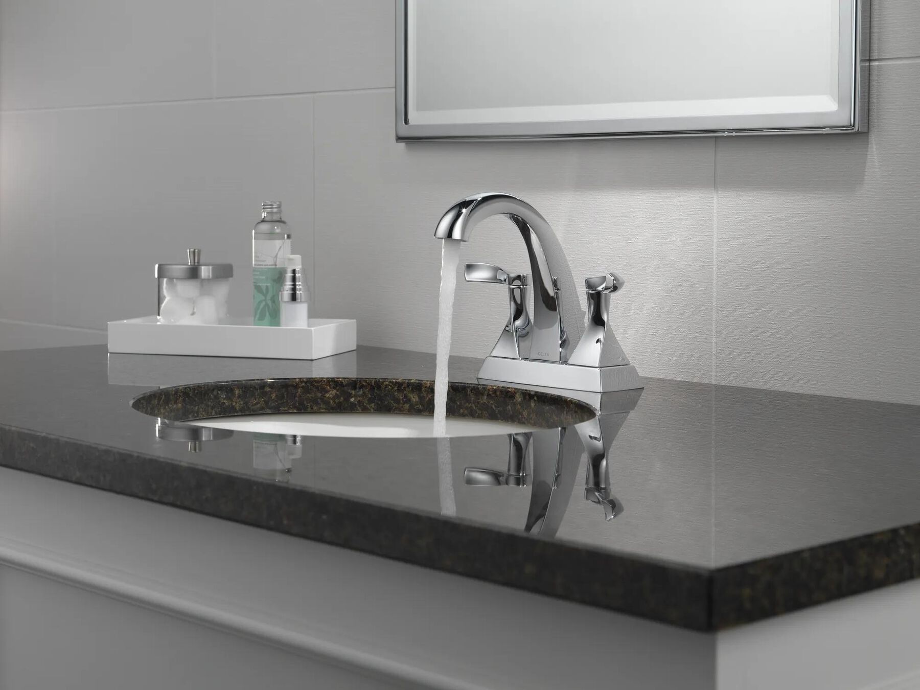 Two Handle Centerset Bathroom Faucet