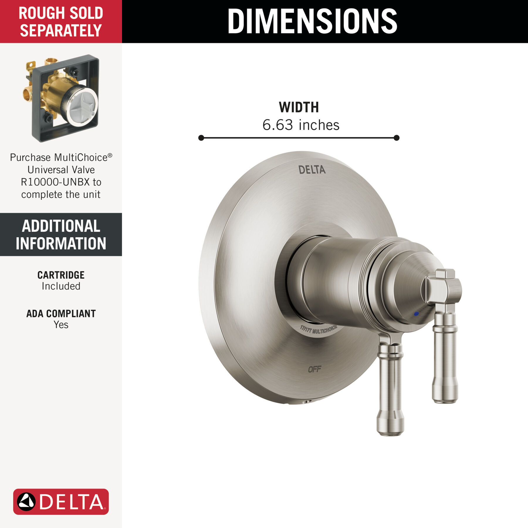 17T Series Valve Only Trim