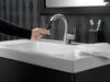 Single Handle Pull-Down Bathroom Faucet