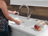 Single Handle Pull-Down Kitchen Faucet with Soap Dispenser and ShieldSpray Technology (Recertified)