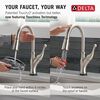 Touch<sub>2</sub>O&reg; Technology Kitchen Faucet with Touchless Technology (Recertified)