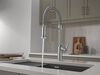 Single Handle Pull-Down Kitchen Faucet With Spring Spout