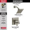 Monitor&reg; 17 Series H<sub>2</sub>Okinetic&reg; Shower Trim