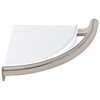 Contemporary Corner Shelf with Assist Bar