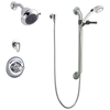 Universal Dual Shower Trim, Diverter, Hand Shower, and Grab Bar