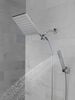 10 inch Raincan Shower Head & Hand Held Combo with Adjustable Extension Arm