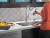 Single Handle Pull-Down Kitchen Faucet (Recertified)