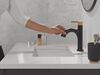 Single Handle Pull-Down Bathroom Faucet