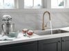 VoiceIQ&reg; Single-Handle Pull-Down Kitchen Faucet with Touch<sub>2</sub>O&reg; Technology