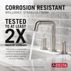 Two Handle Widespread Pull-Down Bathroom Faucet