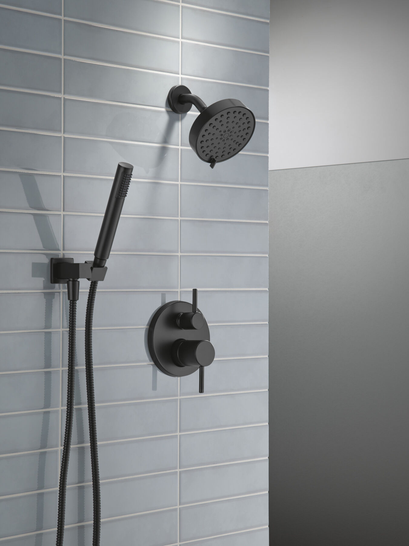 14S Shower Trim w Fixed Head & Hand Shower