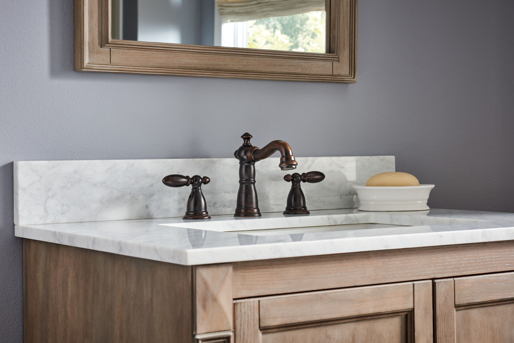 Two Handle Widespread Bathroom Faucet (Recertified)