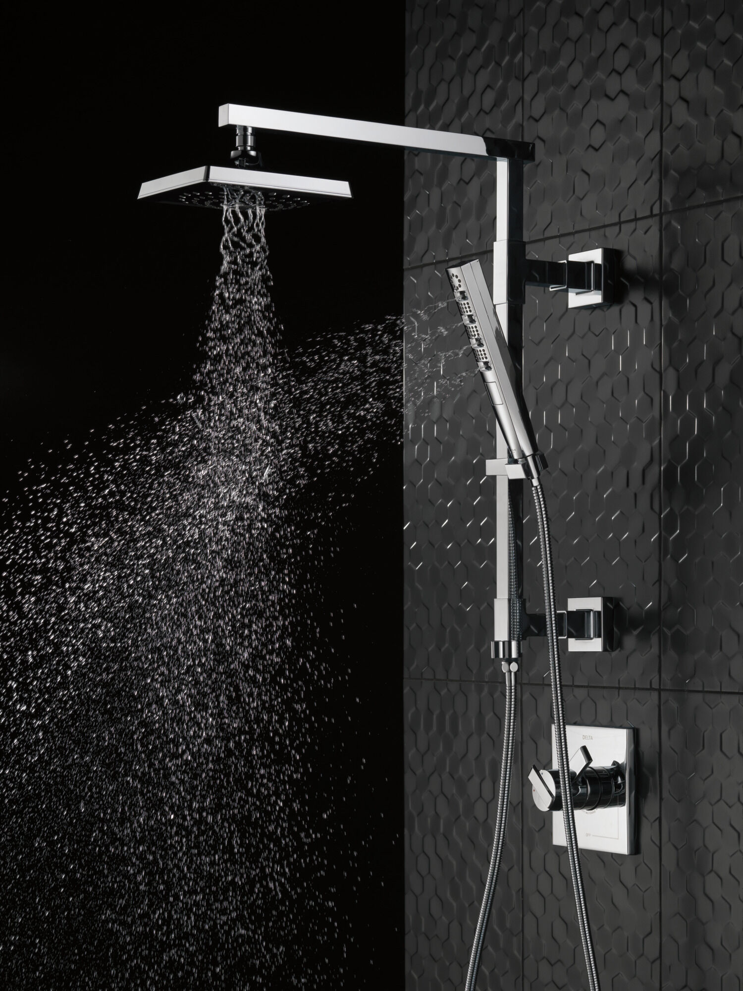 H2Okinetic® 3-Setting Raincan Shower Head in Chrome 52684 | Delta
