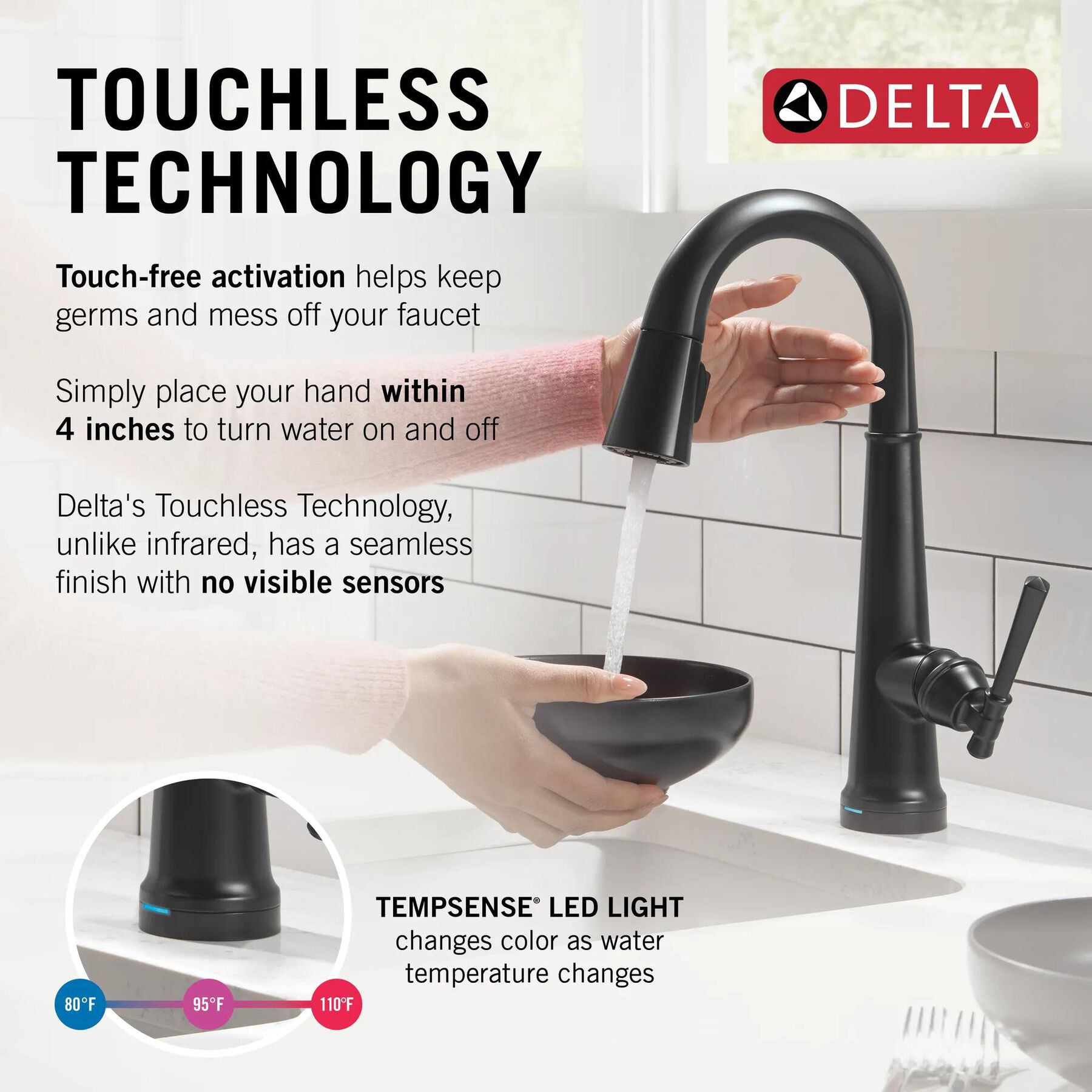 Touch2O&reg; Bar / Prep Faucet with Touchless Technology