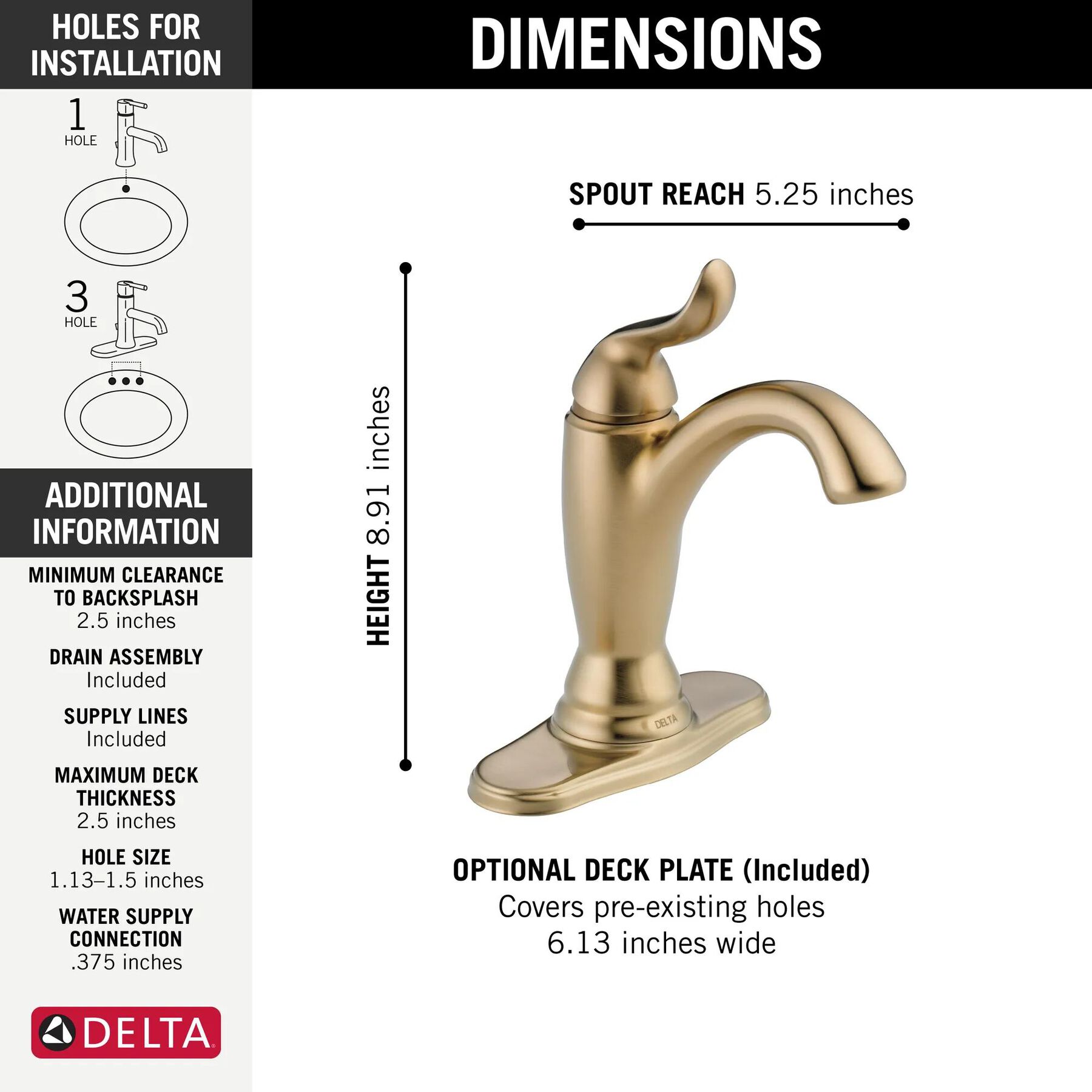 Single Handle Bathroom Faucet