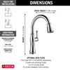 Single Handle Pull-Down Kitchen Faucet
